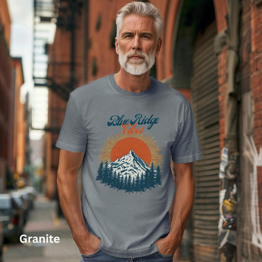 Blue Ridge Mountains T-Shirt, Nature Lover Gift, Hiking Lover Tee, Unisex Shirt, Gift for Him, Outdoor Adventure Apparel
