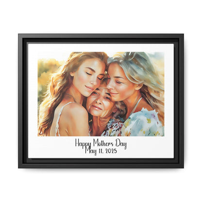 Canvas Wall Art, Photo To Painting, Mother's Day Gift, Watercolor Portrait, Personalized Photo Gift, Perfect Gift, Family Keepsake